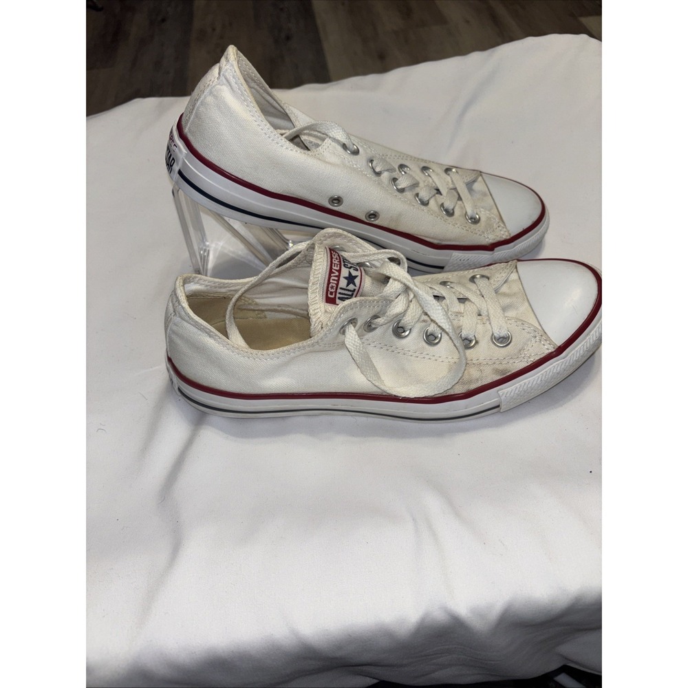 Converse Chuck Taylor All Star Low Top White Canvas Shoes Mens 7 Shoes Sneakers